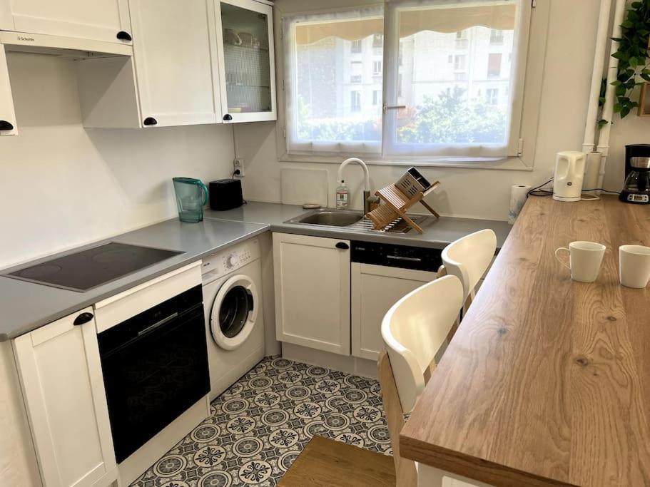 Superbe Appartement Avec Belle Vue Jardin Paris Exterior foto